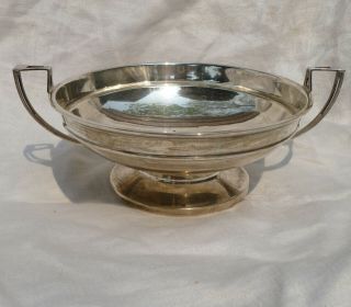 Art Deco William Nost Sterling Silver Two Handle Bowl