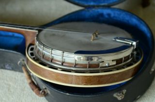Vintage Gibson Mastertone Tenor Banjo with Grover Tuning Pegs & case 10