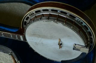 Vintage Gibson Mastertone Tenor Banjo with Grover Tuning Pegs & case 11