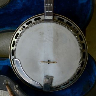 Vintage Gibson Mastertone Tenor Banjo With Grover Tuning Pegs & Case