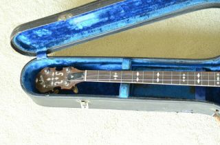 Vintage Gibson Mastertone Tenor Banjo with Grover Tuning Pegs & case 3