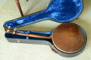 Vintage Gibson Mastertone Tenor Banjo with Grover Tuning Pegs & case 7