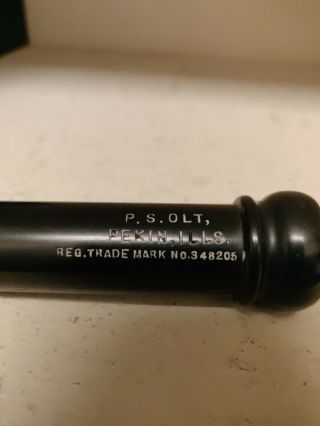 VINTAGE P.  S.  OLT keyhole DUCK CALL 348205 pre owned COLLECTABLE OLD call 5