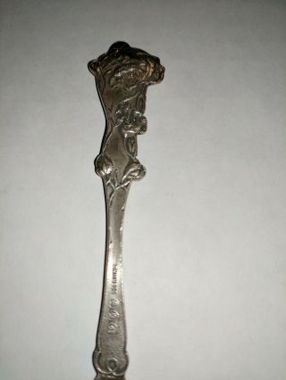 Paye and Baker P&B Sterling Silver Cheese Butter Knife Poppy 8