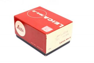 Very,  Rare Leica M4 - 2 35mm Film Black Camera Body,  Red Dot Logo w/ Box 10