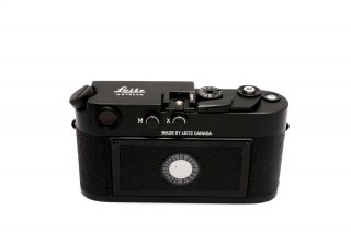 Very,  Rare Leica M4 - 2 35mm Film Black Camera Body,  Red Dot Logo w/ Box 3