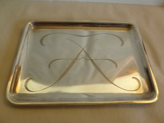 Tiffany & Co Makers Sterling Silver Calling Business Card Tray - 156 Grams - 1