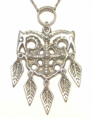 Kalevala Koru Kk Finland - Vintage Sterling Silver Necklace Horses / Heporisti
