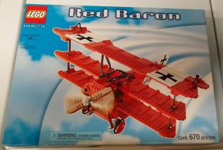 Lego 10024 Red Baron,  Hard To Find Vintage Plane