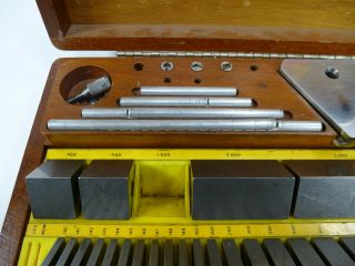 Vintage DoAll Square Gage Block Set 88 - S Incomplete - Machinist Metrology 1970s 6