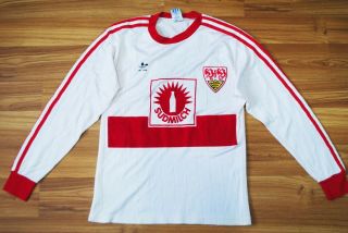 Vfb Stuttgart 1989/1990 Home Football Shirt Jersey Sz Small Rare Vintage Adidas
