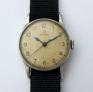 Omega Rare Vintage Military British Pilots 6b Watch 1940s