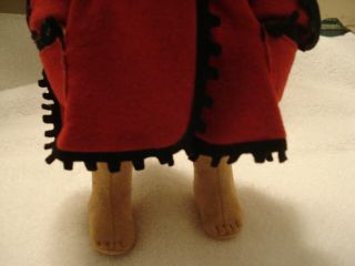 Antique Lenci Cloth Doll w/ Lenci button tag on back of bodysuit - 1920 ' s 3