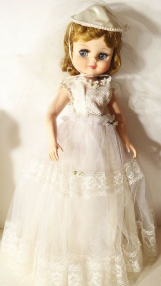 Vintage Betsy Mccall 20  Doll With Flirty Eyes Bride