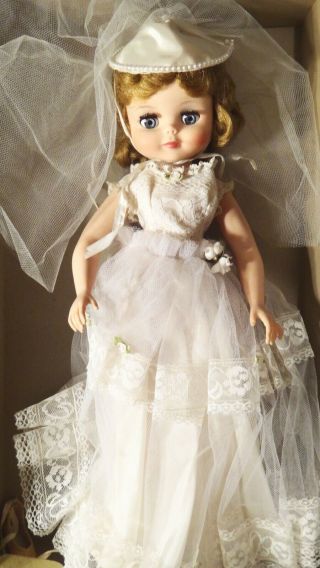Vintage Betsy McCall 20  Doll with Flirty Eyes Bride 5