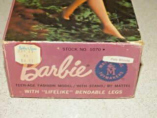 Barbie: VINTAGE Pale Blonde AMERICAN GIRL BARBIE Doll w/BOX 6