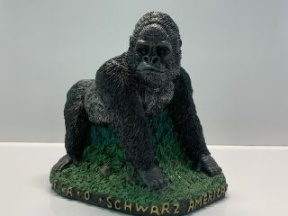 Vintage Gorilla Bank F.  A.  O Schwartz American Museum Of Natural History 1995 Rare