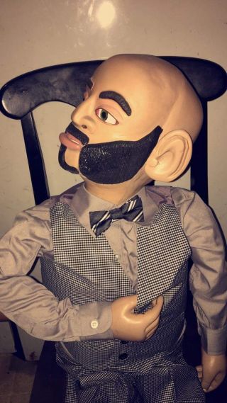 Professional Ventriloquist Dummy Puppet antique folk art ventriloquism 6