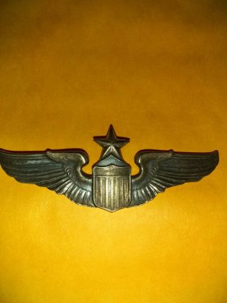 Wwii Sterling U.  S.  Army Air Corp Senior Pilots Wing