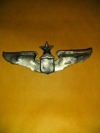 WWII STERLING U.  S.  ARMY AIR CORP SENIOR PILOTS WING 2
