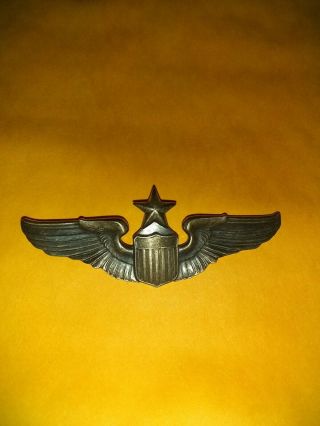 WWII STERLING U.  S.  ARMY AIR CORP SENIOR PILOTS WING 4