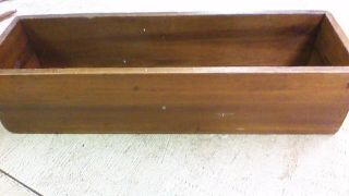 Vintage WOODEN BOX mitered corners 3