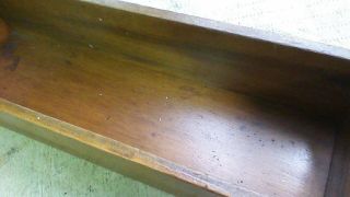 Vintage WOODEN BOX mitered corners 5