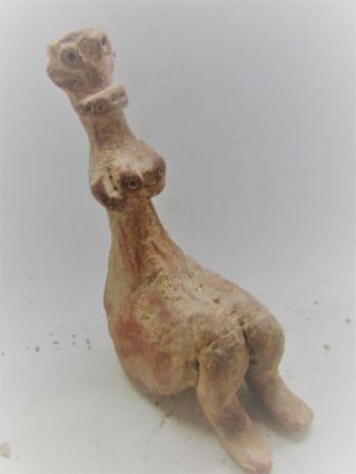 Circa 2800 - 2000bce Finest Early Indus Valley Harappan Seated Fertility Figure
