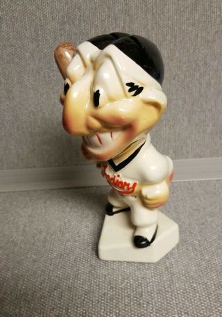 Vintage 1950s Cleveland Indians ceramic Gibbs - Conner Bank - Chief Wahoo 2