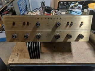 Vintage Fisher Tube Amplifier X - 100