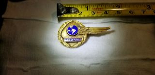Vintage PAN AMERICAN AIRWAYS Steward Wing Pin Badge 1/10th 10K Gold 4