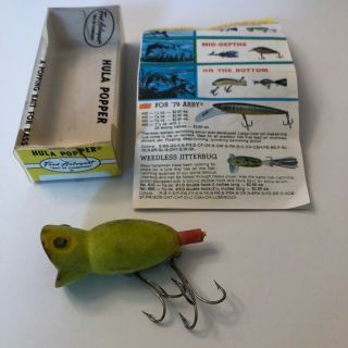 Vintage Fred Arbogast 6 Lures Orig Boxes & Inserts,  5,  1 In Dealer Box 7