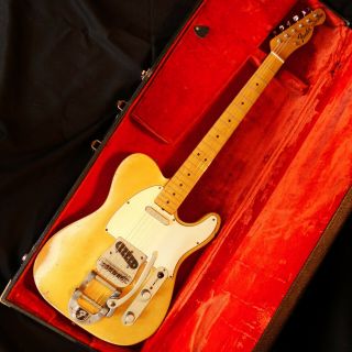 1968 Fender Telecaster w/ Bigsby Bridge Blond Vintage American Maple Cap RARE 12