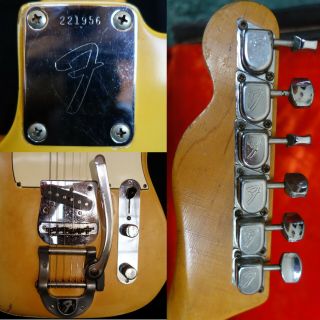 1968 Fender Telecaster w/ Bigsby Bridge Blond Vintage American Maple Cap RARE 5