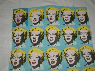 Andy Warhol Marilyn Monroe XL t - shirt stock Made in USA 1993 NOS 10