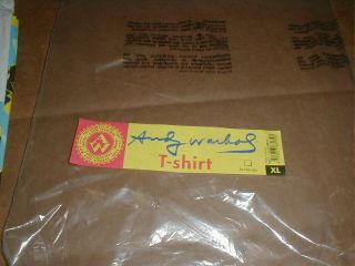Andy Warhol Marilyn Monroe XL t - shirt stock Made in USA 1993 NOS 2