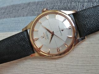 Vintage Swiss Omega Constellation automatic watch,  18K rose gold,  14381 - 551,  runs 2