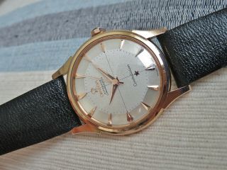 Vintage Swiss Omega Constellation automatic watch,  18K rose gold,  14381 - 551,  runs 3