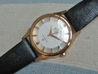 Vintage Swiss Omega Constellation automatic watch,  18K rose gold,  14381 - 551,  runs 5