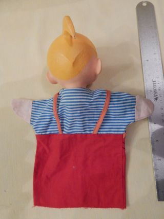 Vintage 1967 Dennis the Menace Hand Puppet DENNIS THE MENACE Loose 4