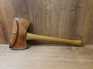 Vintage Queen Cutlery Double Bit Saddle,  Bushcraft,  Woodsman Or Utility Axe