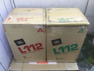Jbl L112 Vintage Speakers W/ Boxes