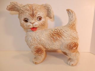 Vintage 1960’s Edward Mobley Arrow Rubber Puppy Dog Squeak Toy