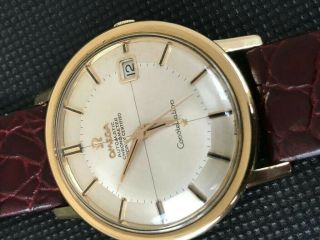 Omega automatic Constellation Pie Pan solid Gold 18k watch 10