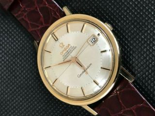 Omega automatic Constellation Pie Pan solid Gold 18k watch 4