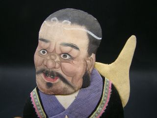 Chinese 1920 ' s silk and paper figure u6239 3