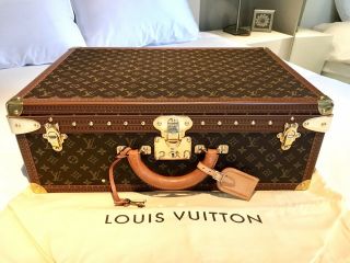 Vintage (circa 1999) Louis Vuitton Alzer 60 Hardsided Trunk Suitcase M21228