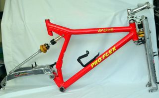 Vintage Pro Flex 856 Mountain Bike Bicycle Frame Girvin Fork Ods 18 " Med