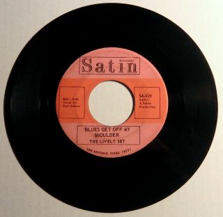 The Lively Set Blues Get Off My Shoulder 45 Satin Rare Tx Northern Soul Funk Mp3