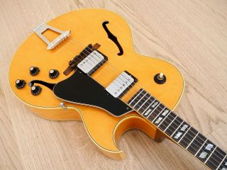 1969 Gibson ES - 175DN Vintage Archtop Electric Guitar Blonde Pat T Tops w/ Case 8